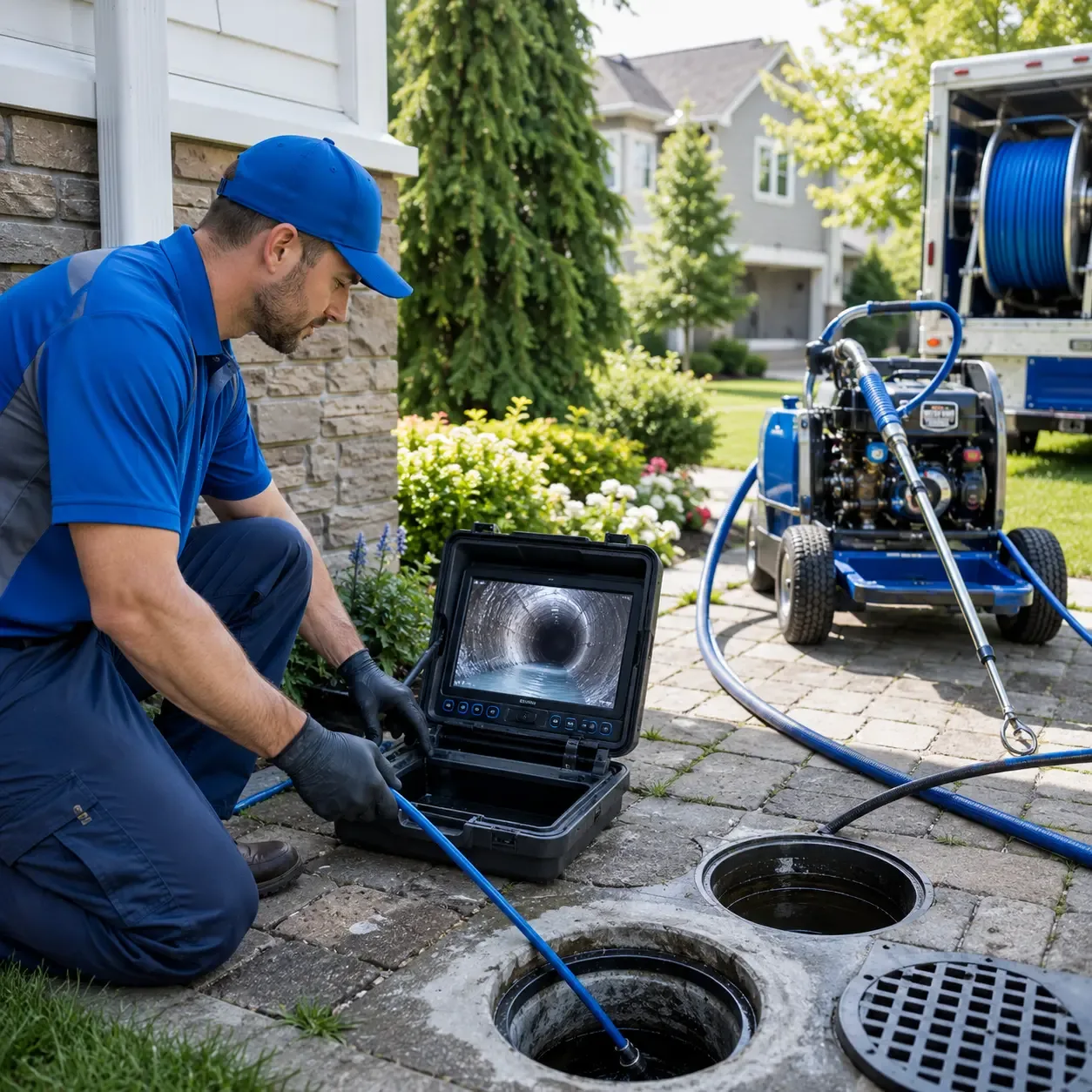 Outdoor drain cleaning professionals serving Lucien, OK